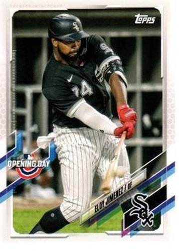 #212 Eloy Jimenez - Chicago White Sox - 2021 Topps Opening Day Baseball