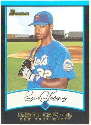 #212 Enrique Cruz - New York Mets - 2001 Bowman Baseball
