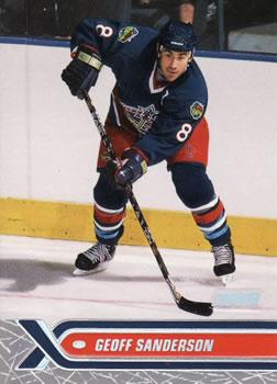 #212 Geoff Sanderson - Columbus Blue Jackets - 2000-01 Stadium Club Hockey