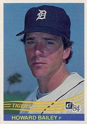 #212 Howard Bailey - Detroit Tigers - 1984 Donruss Baseball
