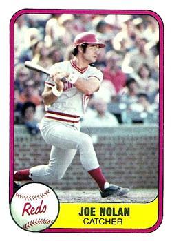 #212 Joe Nolan - Cincinnati Reds - 1981 Fleer Baseball