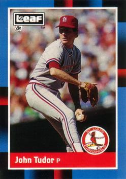 #212 John Tudor - St. Louis Cardinals - 1988 Leaf Baseball