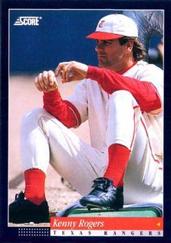 #212 Kenny Rogers - Texas Rangers -1994 Score Baseball