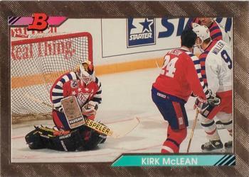 #212 Kirk McLean - Vancouver Canucks - 1992-93 Bowman Hockey