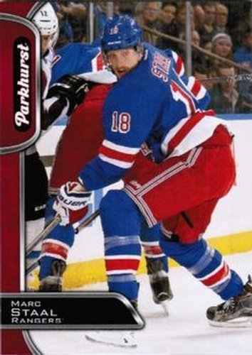 #212 Marc Staal - New York Rangers - 2016-17 Parkhurst - Red Hockey