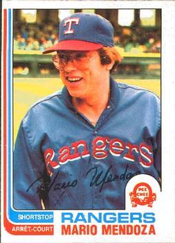 #212 Mario Mendoza - Texas Rangers - 1982 O-Pee-Chee Baseball
