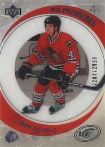 #212 Mark Cullen - Chicago Blackhawks - 2005-06 Upper Deck Ice Hockey