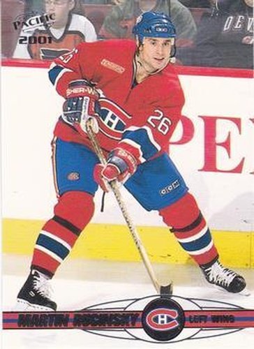 #212 Martin Rucinsky - Montreal Canadiens - 2000-01 Pacific Hockey