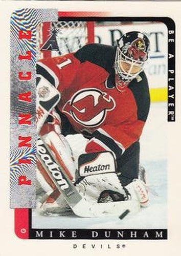 #212 Mike Dunham - New Jersey Devils - 1996-97 Pinnacle Be a Player Hockey