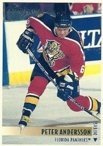 #212 Peter Andersson - Florida Panthers - 1994-95 Topps Premier Hockey