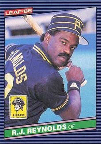 #212 R.J. Reynolds - Pittsburgh Pirates - 1986 Leaf Baseball