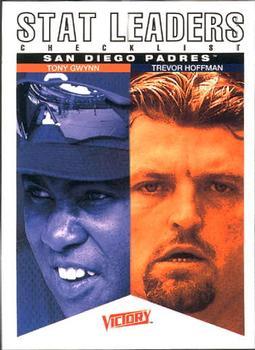 #212 Tony Gwynn / Trevor Hoffman - San Diego Padres - 2000 Upper Deck Victory Baseball