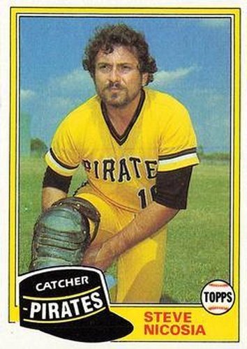#212 Steve Nicosia - Pittsburgh Pirates - 1981 Topps Baseball