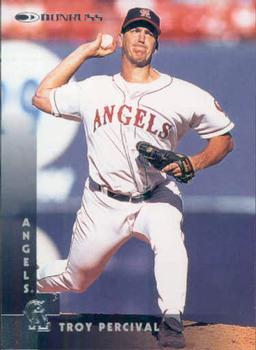 #212 Troy Percival - California Angels - 1997 Donruss Baseball