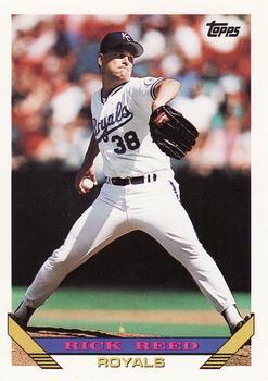 #212 Rick Reed - Kansas City Royals - 1993 Topps Baseball