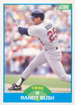 #212 Randy Bush - Minnesota Twins - 1989 Score Baseball