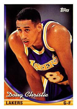 #212 Doug Christie - Los Angeles Lakers - 1993-94 Topps Basketball