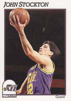 #212 John Stockton - Utah Jazz - 1991-92 Hoops Basketball