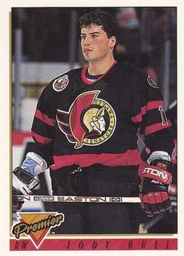 #212 Jody Hull - Ottawa Senators - 1993-94 Topps Premier Hockey