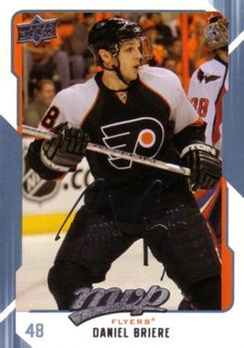 #212 Daniel Briere - Philadelphia Flyers - 2008-09 Upper Deck MVP Hockey