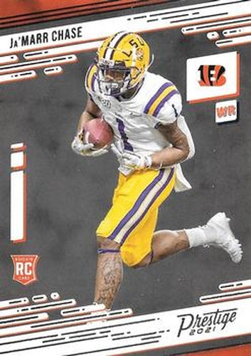 #212 Ja'Marr Chase - Cincinnati Bengals - 2021 Panini Prestige Football