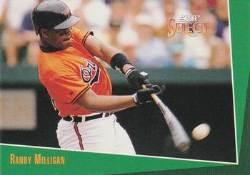 #212 Randy Milligan - Baltimore Orioles - 1993 Select Baseball