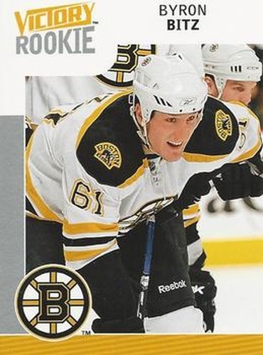 #212 Byron Bitz - Boston Bruins - 2009-10 Upper Deck Victory Hockey