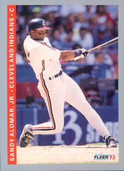 #212 Sandy Alomar Jr. - Cleveland Indians - 1993 Fleer Baseball