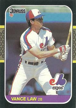 #212 Vance Law - Montreal Expos - 1987 Donruss Baseball