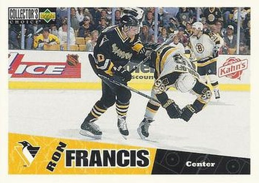 #212 Ron Francis - Pittsburgh Penguins - 1996-97 Collector's Choice Hockey