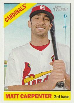 #212a Matt Carpenter - St. Louis Cardinals - 2015 Topps Heritage Baseball