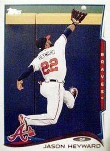 #212c Jason Heyward - Atlanta Braves - 2014 Topps Baseball