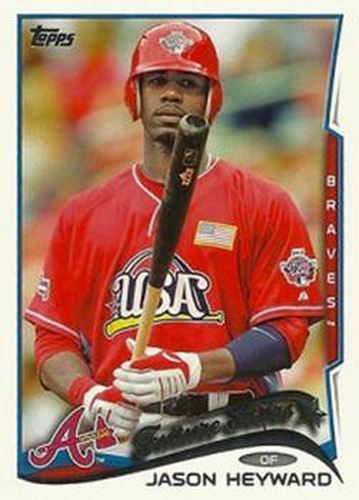 #212d Jason Heyward - Atlanta Braves - 2014 Topps Baseball