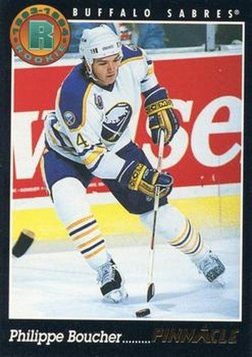 #213 Philippe Boucher - Buffalo Sabres - 1993-94 Pinnacle Hockey