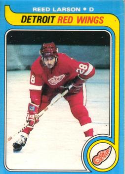 #213 Reed Larson - Detroit Red Wings - 1979-80 O-Pee-Chee Hockey