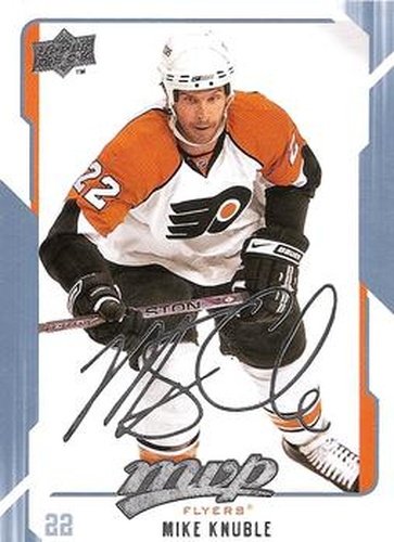 #213 Mike Knuble - Philadelphia Flyers - 2008-09 Upper Deck MVP Hockey