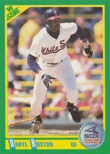 #213 Daryl Boston - Chicago White Sox - 1990 Score Baseball