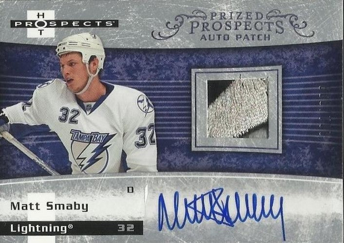 #213 Matt Smaby - Tampa Bay Lightning - 2007-08 Fleer Hot Prospects Hockey