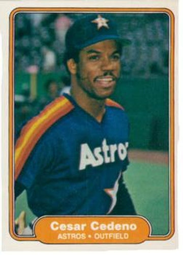 #213 Cesar Cedeno - Houston Astros - 1982 Fleer Baseball