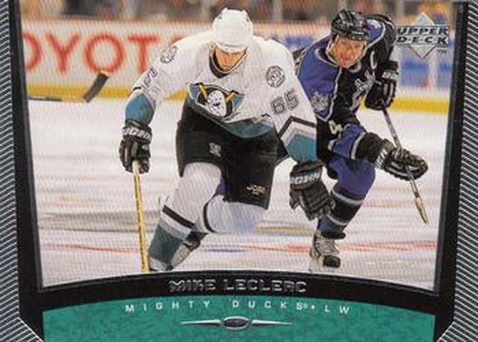 #213 Mike Leclerc - Anaheim Mighty Ducks - 1998-99 Upper Deck Hockey