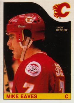 #213 Mike Eaves - Calgary Flames - 1985-86 O-Pee-Chee Hockey