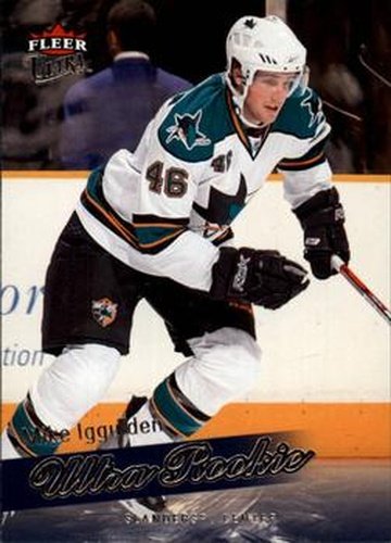 #213 Mike Iggulden - New York Islanders - 2008-09 Ultra Hockey