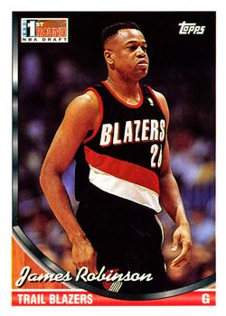 #213 James Robinson - Portland Trail Blazers - 1993-94 Topps Basketball