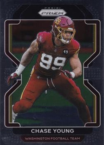 #213 Chase Young - Washington Football Team - 2021 Panini Prizm Football