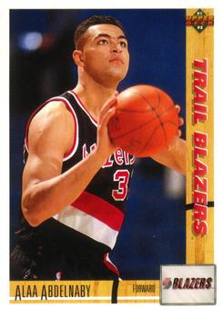 #213 Alaa Abdelnaby - Portland Trail Blazers - 1991-92 Upper Deck Basketball