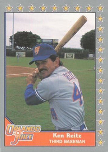 #213 Ken Reitz - Orlando Juice - 1990 Pacific Senior League Baseball