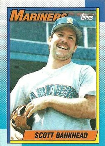 #213 Scott Bankhead - Seattle Mariners - 1990 Topps Baseball