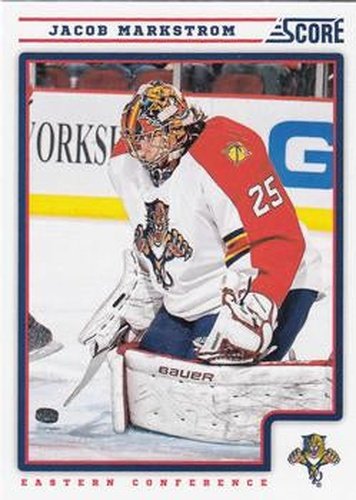 #213 Jacob Markstrom - Florida Panthers - 2012-13 Score Hockey