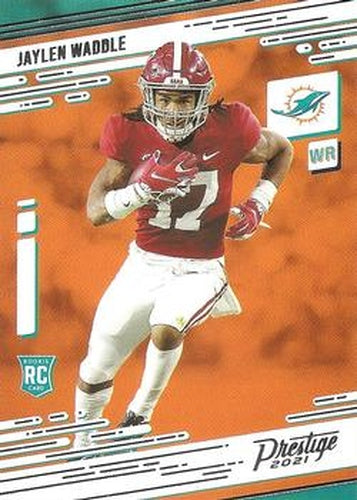 #213 Jaylen Waddle - Miami Dolphins - 2021 Panini Prestige Football