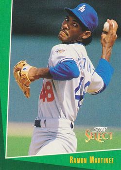 #213 Ramon Martinez - Los Angeles Dodgers - 1993 Select Baseball